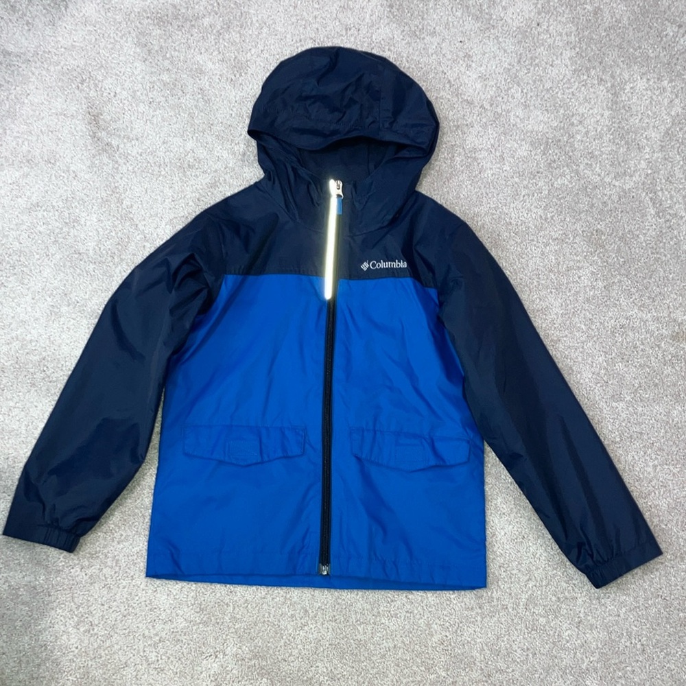 Columbia Navy and Blue Hooded Jacket